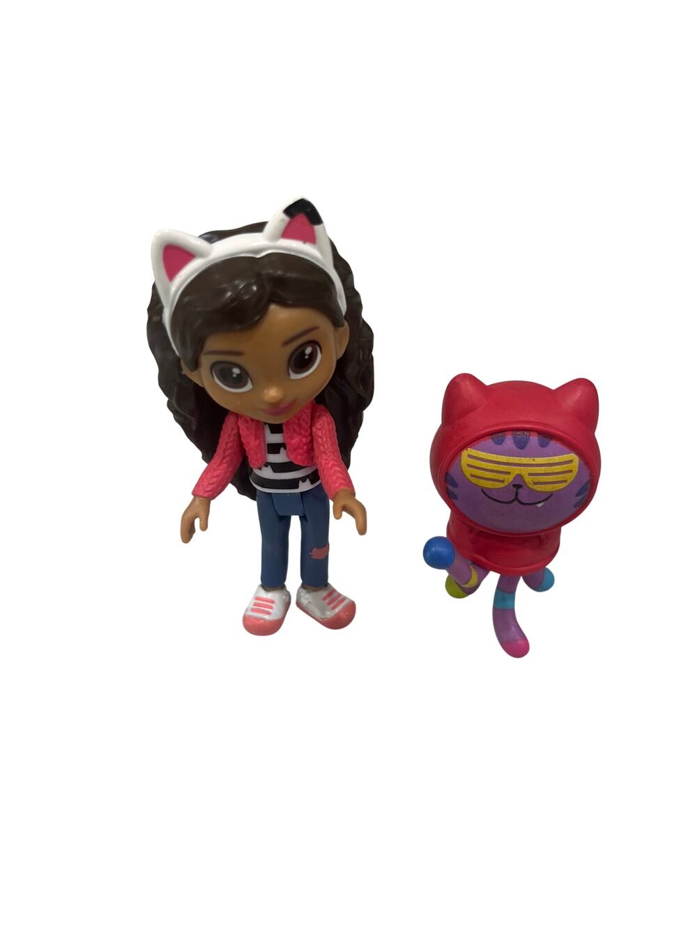 Dreamworks Netflix Gabby's Dollhouse Gabby Girl & DJ Catnip Action Figures